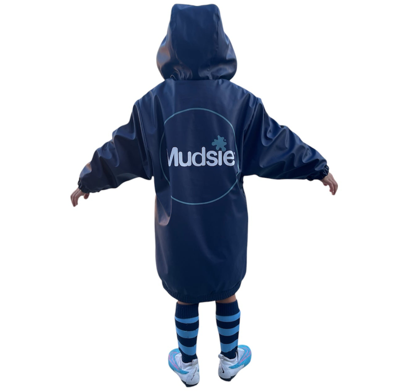 TEAL LOGO MUDSIE COAT