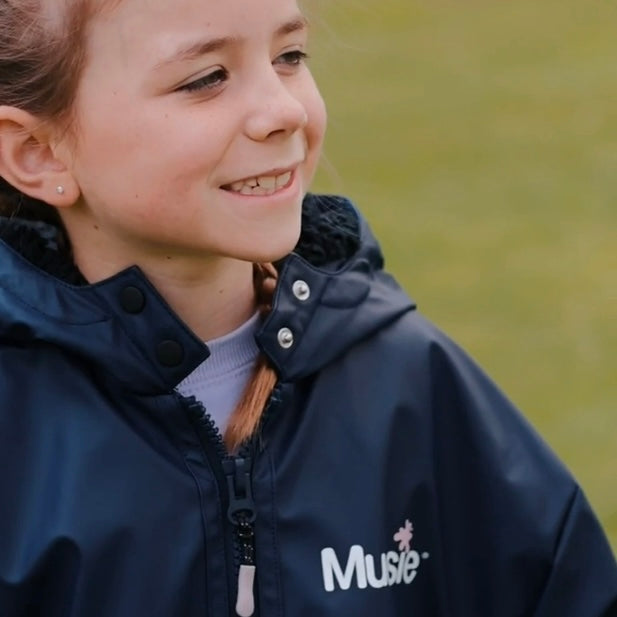 DUSTY PINK LOGO MUDSIE COAT