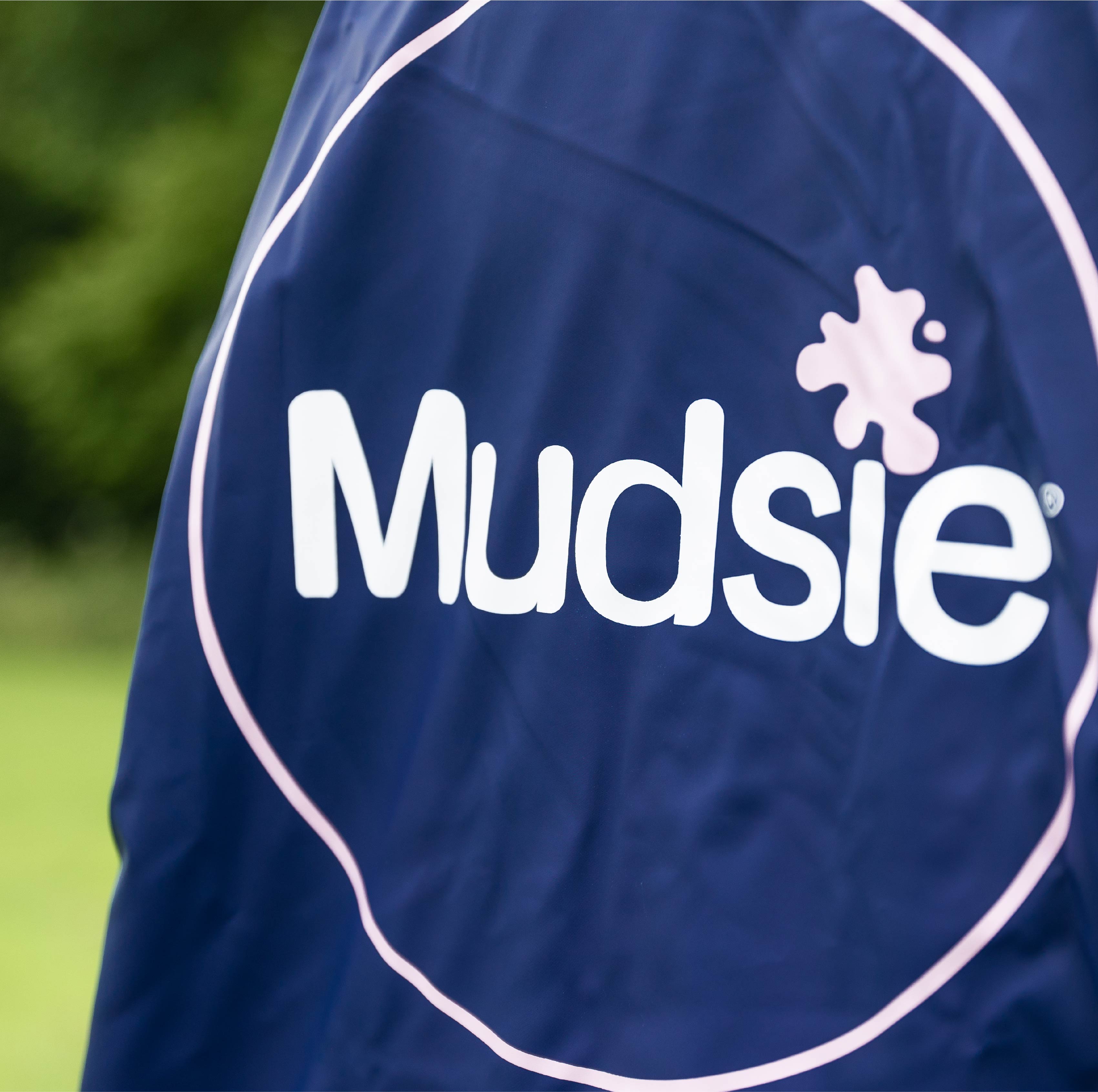 DUSTY PINK LOGO MUDSIE COAT